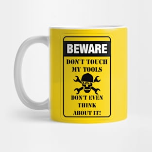 Beware Engineer Sign Mug